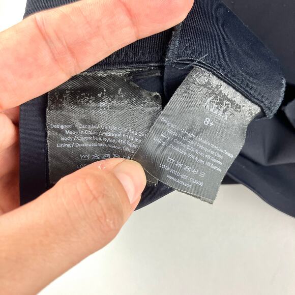 Knix Sports Bra Plus Size 8+ Black Catalyst High Impact Workout Wireless - Picture 6 of 7